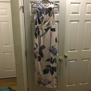 Ted Baker sleeveless evening dress